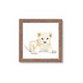 Picture of Tiny Lion _GroupedProduct_Square_Mini_ _GroupedProduct_Square_Framed_Matted_