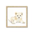 Picture of Tiny Lion _GroupedProduct_Square_Mini_ _GroupedProduct_Square_Framed_Matted_