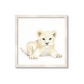 Picture of Tiny Lion _GroupedProduct_Square_Mini_ _GroupedProduct_Square_Framed_Matted_