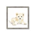 Picture of Tiny Lion _GroupedProduct_Square_Mini_ _GroupedProduct_Square_Framed_Matted_