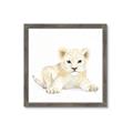 Picture of Tiny Lion _GroupedProduct_Square_Mini_ _GroupedProduct_Square_Framed_Matted_