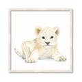 Picture of Tiny Lion _GroupedProduct_Square_Mini_ _GroupedProduct_Square_Framed_Matted_