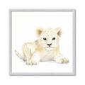 Picture of Tiny Lion _GroupedProduct_Square_Mini_ _GroupedProduct_Square_Framed_Matted_