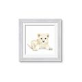 Picture of Tiny Lion _GroupedProduct_Square_Mini_ _GroupedProduct_Square_Framed_Matted_