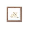 Picture of Tiny Lion _GroupedProduct_Square_Mini_ _GroupedProduct_Square_Framed_Matted_