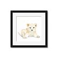 Picture of Tiny Lion _GroupedProduct_Square_Mini_ _GroupedProduct_Square_Framed_Matted_