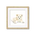 Picture of Tiny Lion _GroupedProduct_Square_Mini_ _GroupedProduct_Square_Framed_Matted_