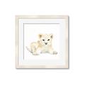 Picture of Tiny Lion _GroupedProduct_Square_Mini_ _GroupedProduct_Square_Framed_Matted_
