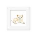 Picture of Tiny Lion _GroupedProduct_Square_Mini_ _GroupedProduct_Square_Framed_Matted_