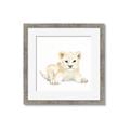 Picture of Tiny Lion _GroupedProduct_Square_Mini_ _GroupedProduct_Square_Framed_Matted_