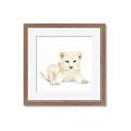 Picture of Tiny Lion _GroupedProduct_Square_Mini_ _GroupedProduct_Square_Framed_Matted_