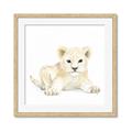 Picture of Tiny Lion _GroupedProduct_Square_Mini_ _GroupedProduct_Square_Framed_Matted_