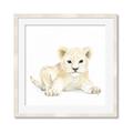 Picture of Tiny Lion _GroupedProduct_Square_Mini_ _GroupedProduct_Square_Framed_Matted_