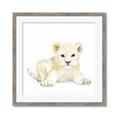Picture of Tiny Lion _GroupedProduct_Square_Mini_ _GroupedProduct_Square_Framed_Matted_