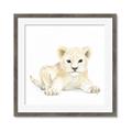 Picture of Tiny Lion _GroupedProduct_Square_Mini_ _GroupedProduct_Square_Framed_Matted_