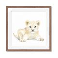 Picture of Tiny Lion _GroupedProduct_Square_Mini_ _GroupedProduct_Square_Framed_Matted_