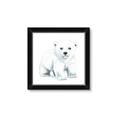 Picture of Tiny Polar Bear _GroupedProduct_Square_Mini_ _GroupedProduct_Square_Framed_Matted_