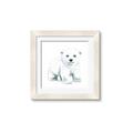 Picture of Tiny Polar Bear _GroupedProduct_Square_Mini_ _GroupedProduct_Square_Framed_Matted_