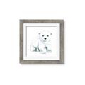Picture of Tiny Polar Bear _GroupedProduct_Square_Mini_ _GroupedProduct_Square_Framed_Matted_