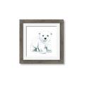Picture of Tiny Polar Bear _GroupedProduct_Square_Mini_ _GroupedProduct_Square_Framed_Matted_
