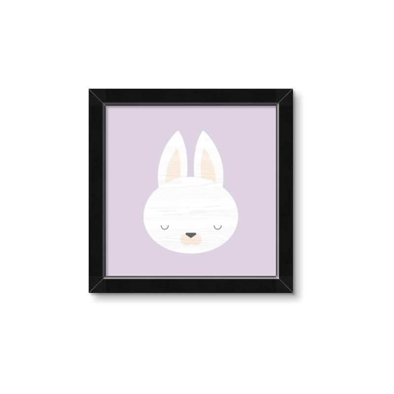 Picture of Purple Bunny _GroupedProduct_Square_Mini_ _GroupedProduct_Square_Framed_Matted_