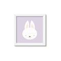 Picture of Purple Bunny _GroupedProduct_Square_Mini_ _GroupedProduct_Square_Framed_Matted_