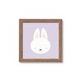 Picture of Purple Bunny _GroupedProduct_Square_Mini_ _GroupedProduct_Square_Framed_Matted_