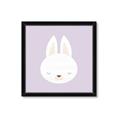 Picture of Purple Bunny _GroupedProduct_Square_Mini_ _GroupedProduct_Square_Framed_Matted_