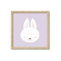 Picture of Purple Bunny _GroupedProduct_Square_Mini_ _GroupedProduct_Square_Framed_Matted_