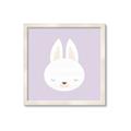 Picture of Purple Bunny _GroupedProduct_Square_Mini_ _GroupedProduct_Square_Framed_Matted_