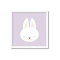 Picture of Purple Bunny _GroupedProduct_Square_Mini_ _GroupedProduct_Square_Framed_Matted_
