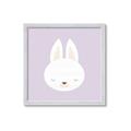 Picture of Purple Bunny _GroupedProduct_Square_Mini_ _GroupedProduct_Square_Framed_Matted_