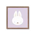 Picture of Purple Bunny _GroupedProduct_Square_Mini_ _GroupedProduct_Square_Framed_Matted_
