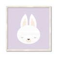 Picture of Purple Bunny _GroupedProduct_Square_Mini_ _GroupedProduct_Square_Framed_Matted_