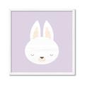 Picture of Purple Bunny _GroupedProduct_Square_Mini_ _GroupedProduct_Square_Framed_Matted_