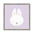 Picture of Purple Bunny _GroupedProduct_Square_Mini_ _GroupedProduct_Square_Framed_Matted_
