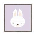 Picture of Purple Bunny _GroupedProduct_Square_Mini_ _GroupedProduct_Square_Framed_Matted_