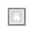 Picture of Purple Bunny _GroupedProduct_Square_Mini_ _GroupedProduct_Square_Framed_Matted_