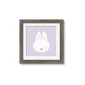 Picture of Purple Bunny _GroupedProduct_Square_Mini_ _GroupedProduct_Square_Framed_Matted_