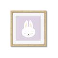 Picture of Purple Bunny _GroupedProduct_Square_Mini_ _GroupedProduct_Square_Framed_Matted_