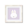 Picture of Purple Bunny _GroupedProduct_Square_Mini_ _GroupedProduct_Square_Framed_Matted_