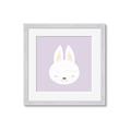 Picture of Purple Bunny _GroupedProduct_Square_Mini_ _GroupedProduct_Square_Framed_Matted_
