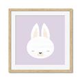 Picture of Purple Bunny _GroupedProduct_Square_Mini_ _GroupedProduct_Square_Framed_Matted_