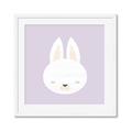Picture of Purple Bunny _GroupedProduct_Square_Mini_ _GroupedProduct_Square_Framed_Matted_