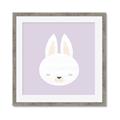 Picture of Purple Bunny _GroupedProduct_Square_Mini_ _GroupedProduct_Square_Framed_Matted_