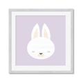 Picture of Purple Bunny _GroupedProduct_Square_Mini_ _GroupedProduct_Square_Framed_Matted_