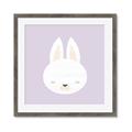 Picture of Purple Bunny _GroupedProduct_Square_Mini_ _GroupedProduct_Square_Framed_Matted_