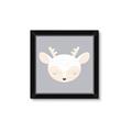 Picture of Gray Deer _GroupedProduct_Square_Mini_ _GroupedProduct_Square_Framed_Matted_