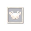 Picture of Gray Deer _GroupedProduct_Square_Mini_ _GroupedProduct_Square_Framed_Matted_