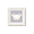Picture of Gray Deer _GroupedProduct_Square_Mini_ _GroupedProduct_Square_Framed_Matted_